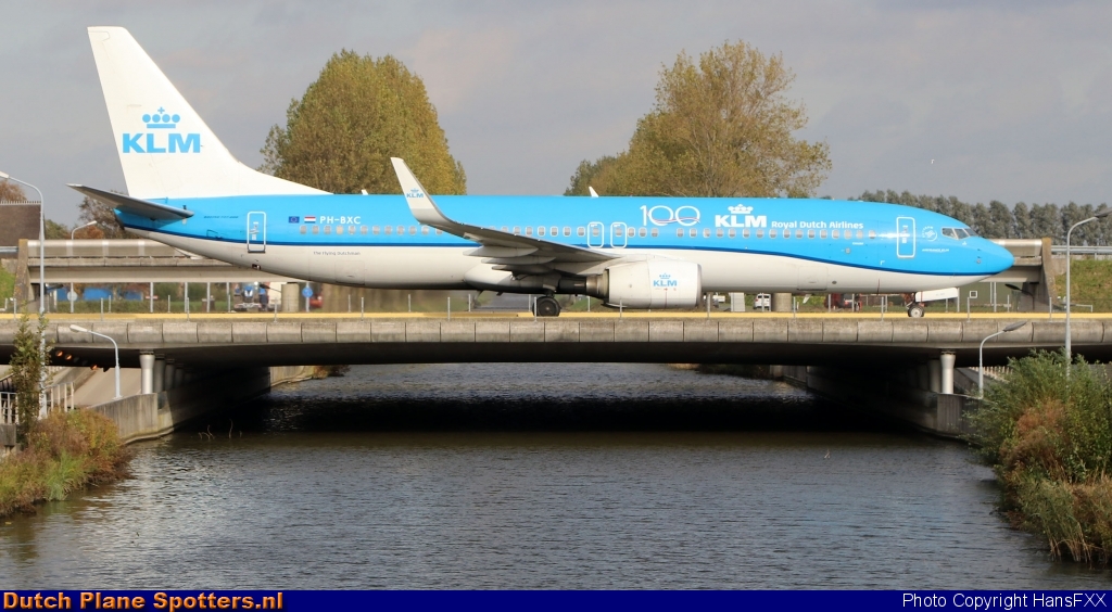 PH-BXC Boeing 737-800 KLM Royal Dutch Airlines by HansFXX