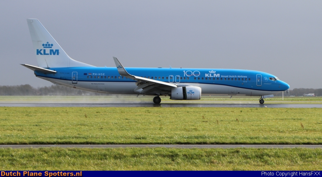 PH-HSE Boeing 737-800 KLM Royal Dutch Airlines by HansFXX