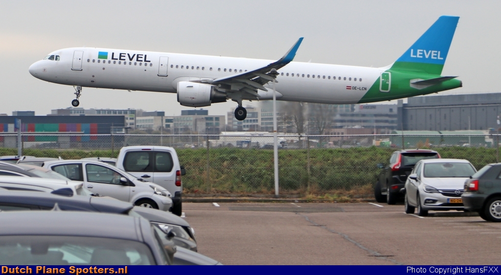 OE-LCN Airbus A321 LEVEL (Anisec) by HansFXX