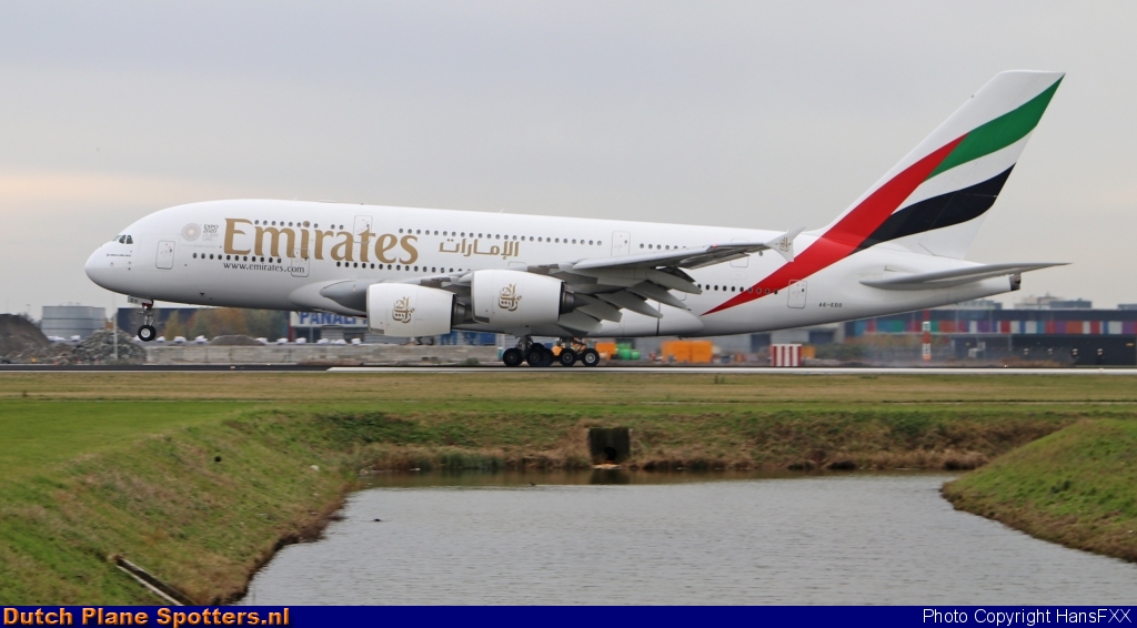 A6-EDO Airbus A380-800 Emirates by HansFXX