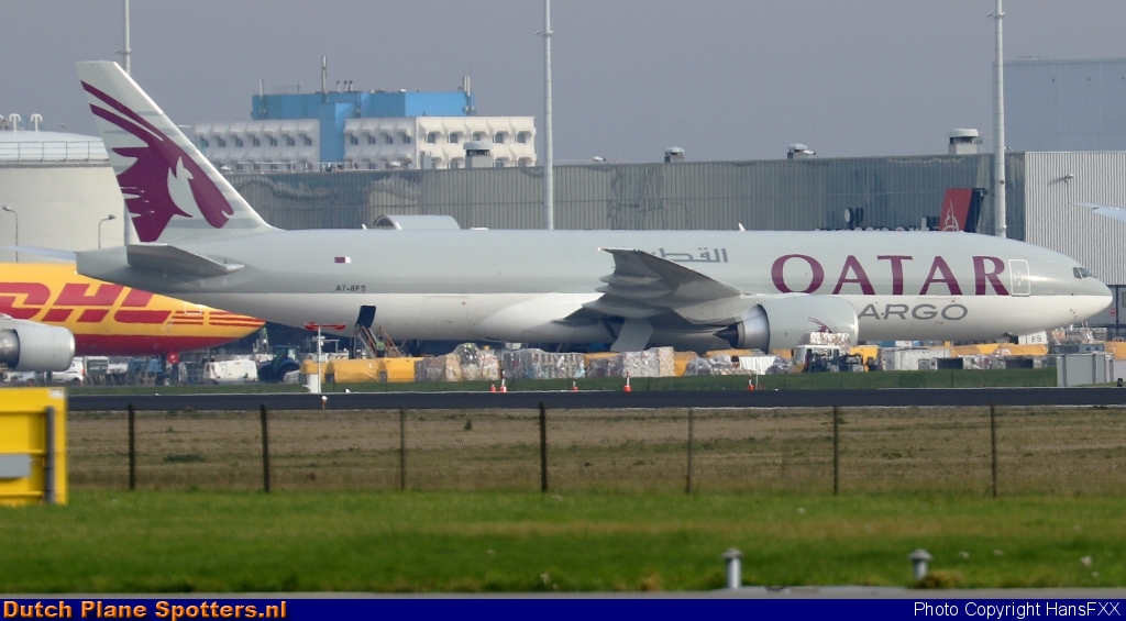 A7-BFS Boeing 777-F Qatar Airways Cargo by HansFXX