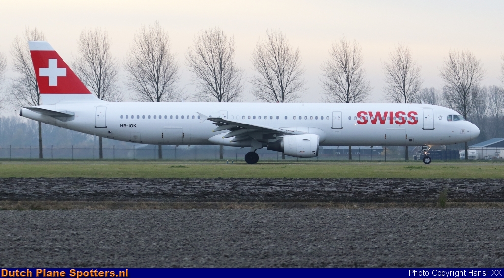 HB-IOK Airbus A321 Swiss International Air Lines by HansFXX