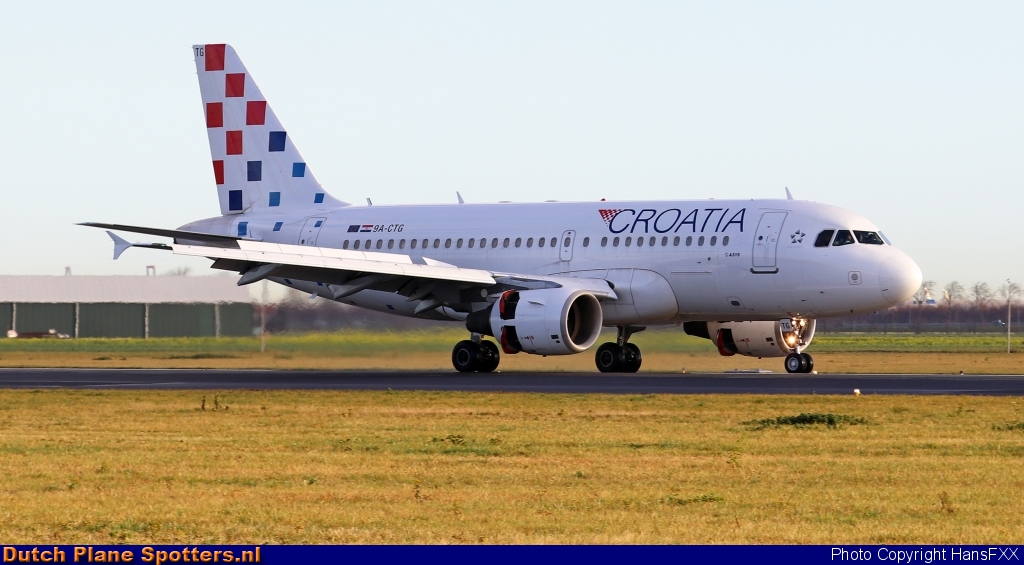 9A-CTG Airbus A319 Croatia Airlines by HansFXX