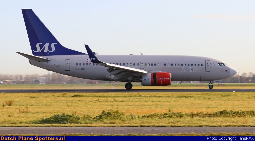 LN-RNU Boeing 737-700 SAS Scandinavian Airlines by HansFXX