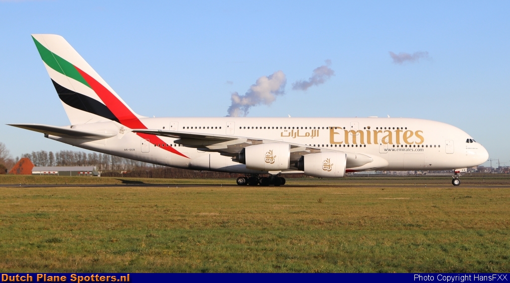 A6-EEB Airbus A380-800 Emirates by HansFXX