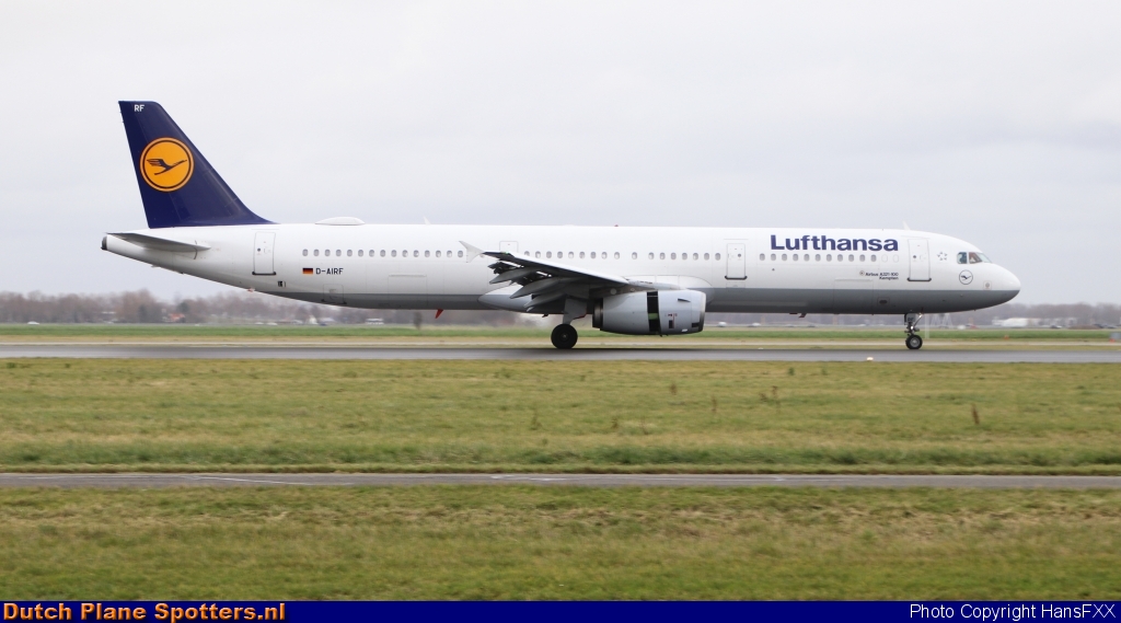 D-AIRF Airbus A321 Lufthansa by HansFXX