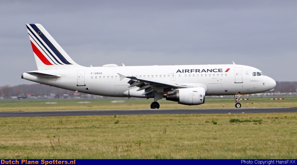 F-GRHX Airbus A319 Air France by HansFXX