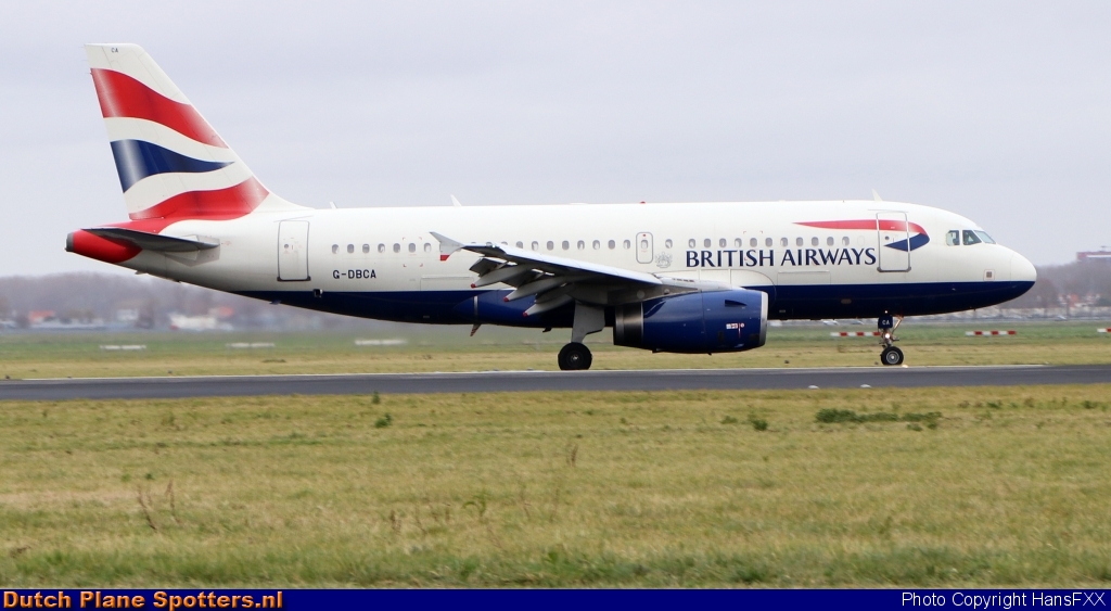 G-DBCA Airbus A319 British Airways by HansFXX