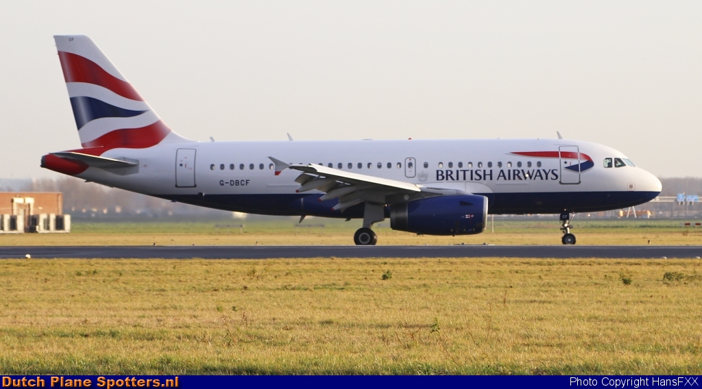 G-DBCF Airbus A319 British Airways by HansFXX