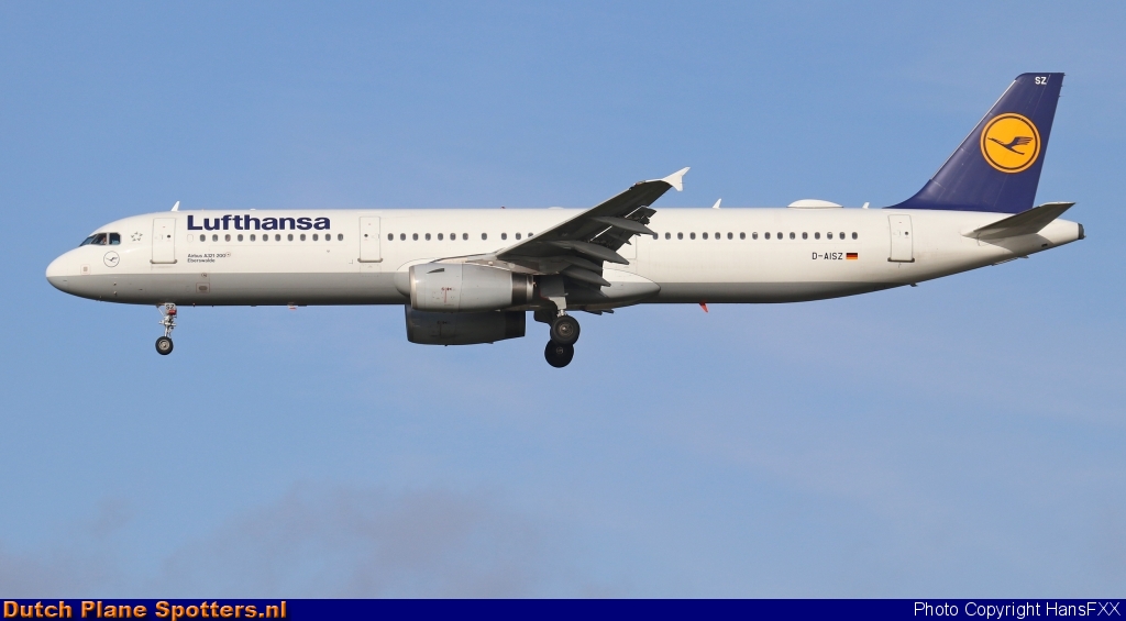 D-AISZ Airbus A321 Lufthansa by HansFXX