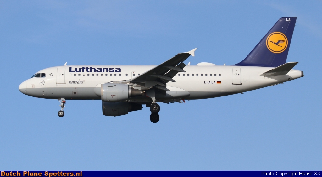D-AILA Airbus A319 Lufthansa by HansFXX