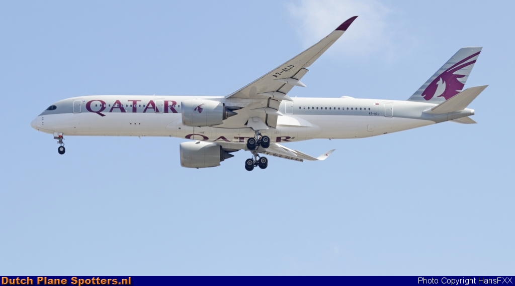 A7-ALU Airbus A350-900 Qatar Airways by HansFXX