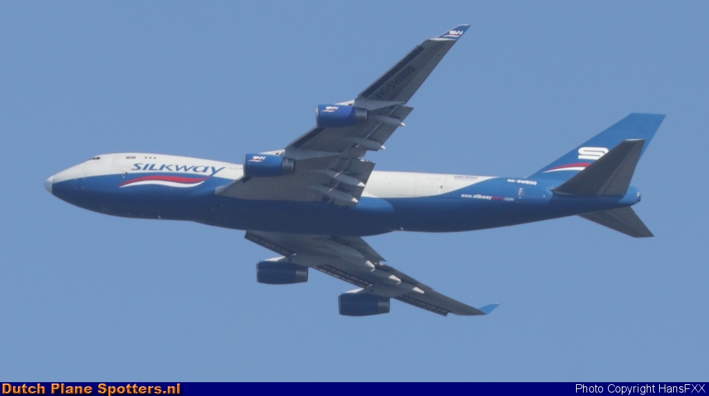 4K-SW800 Boeing 747-400 Silk Way Airlines by HansFXX