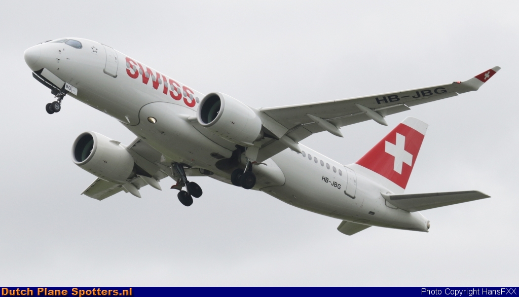 HB-JBG Airbus A220-100 Swiss International Air Lines by HansFXX