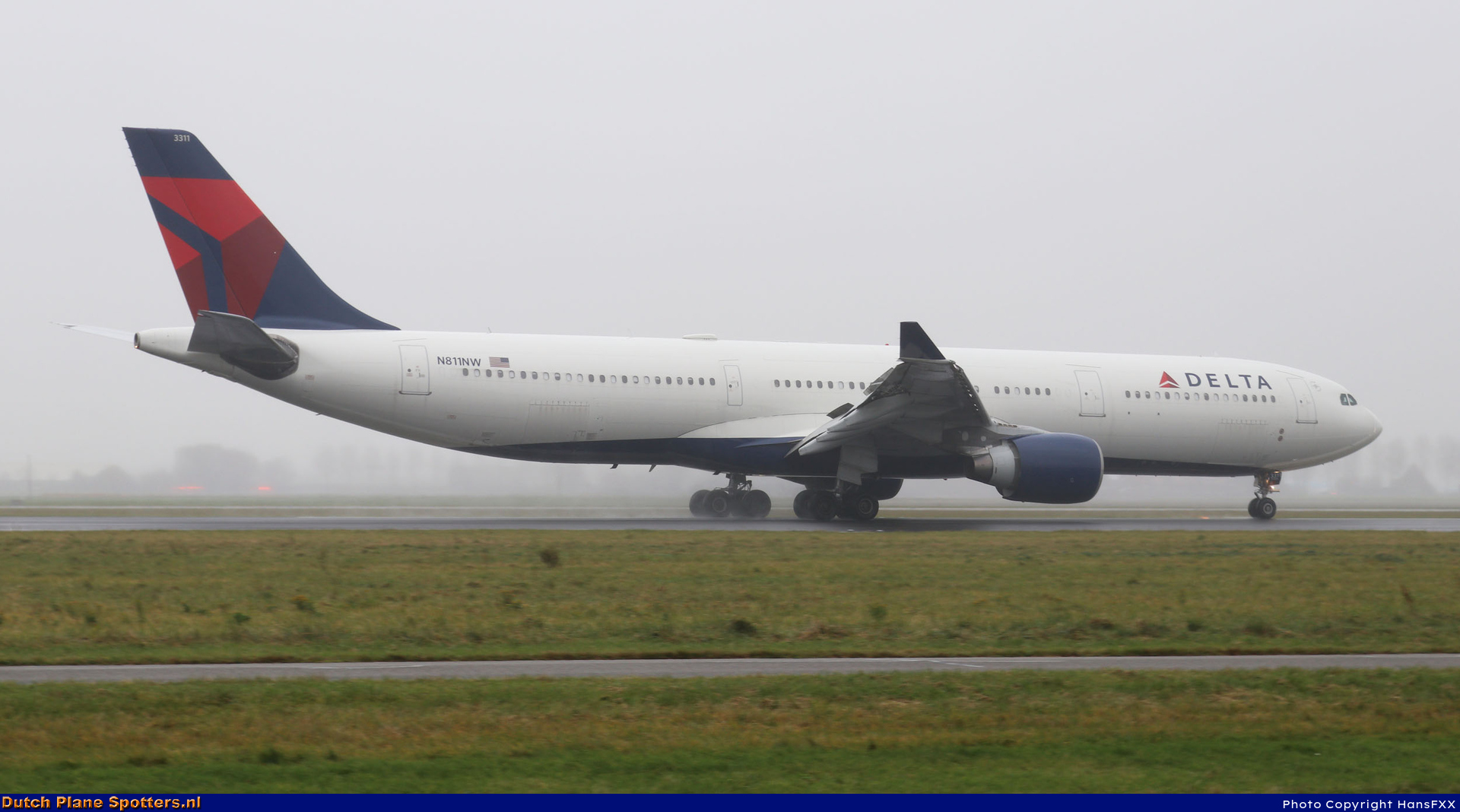 N811NW Airbus A330-300 Delta Airlines by HansFXX