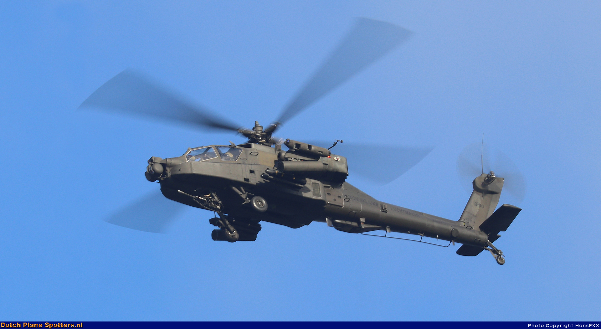 Q-30 Boeing AH-64 Apache MIL - Dutch Royal Air Force by HansFXX