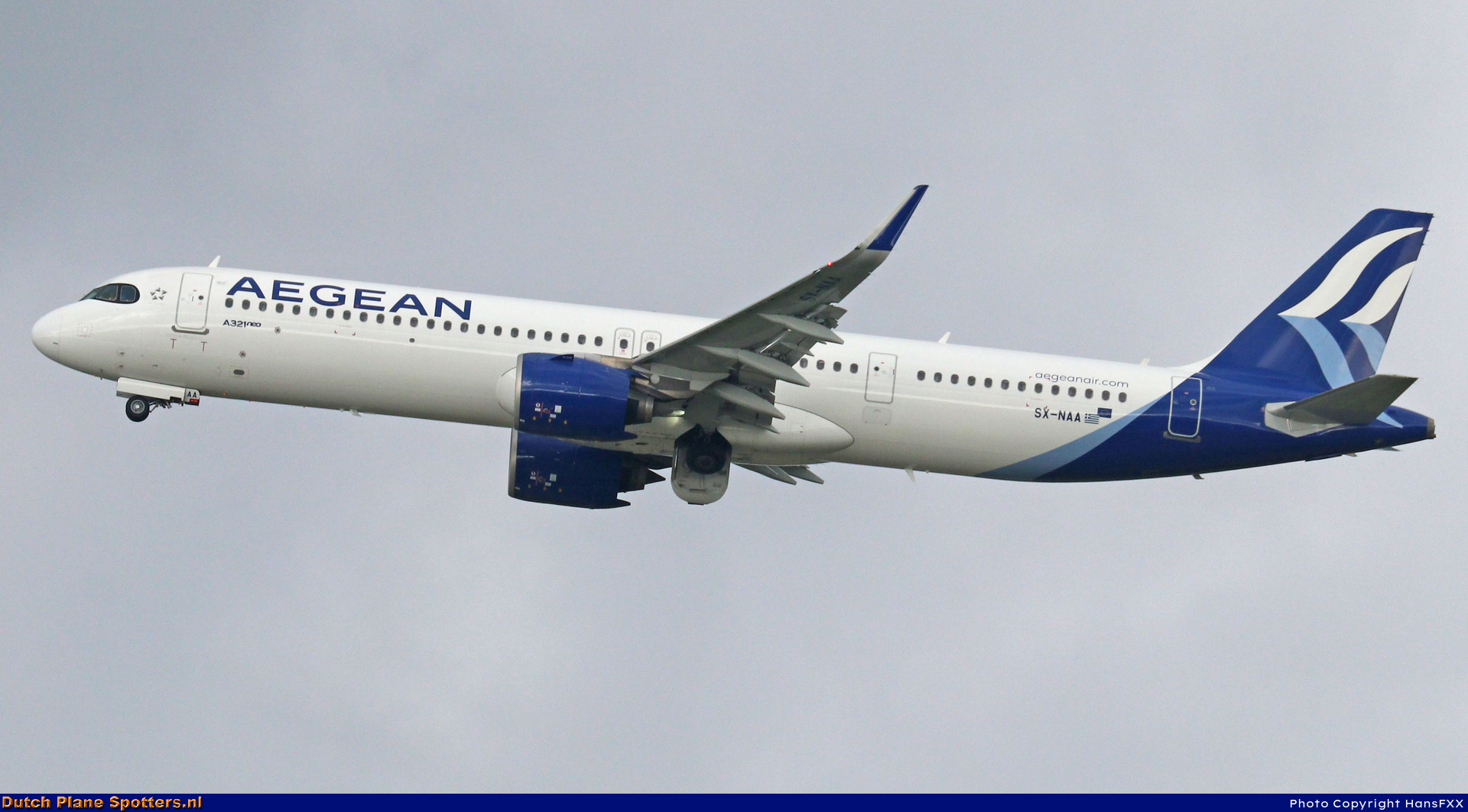SX-NAA Airbus A321neo Aegean Airlines by HansFXX