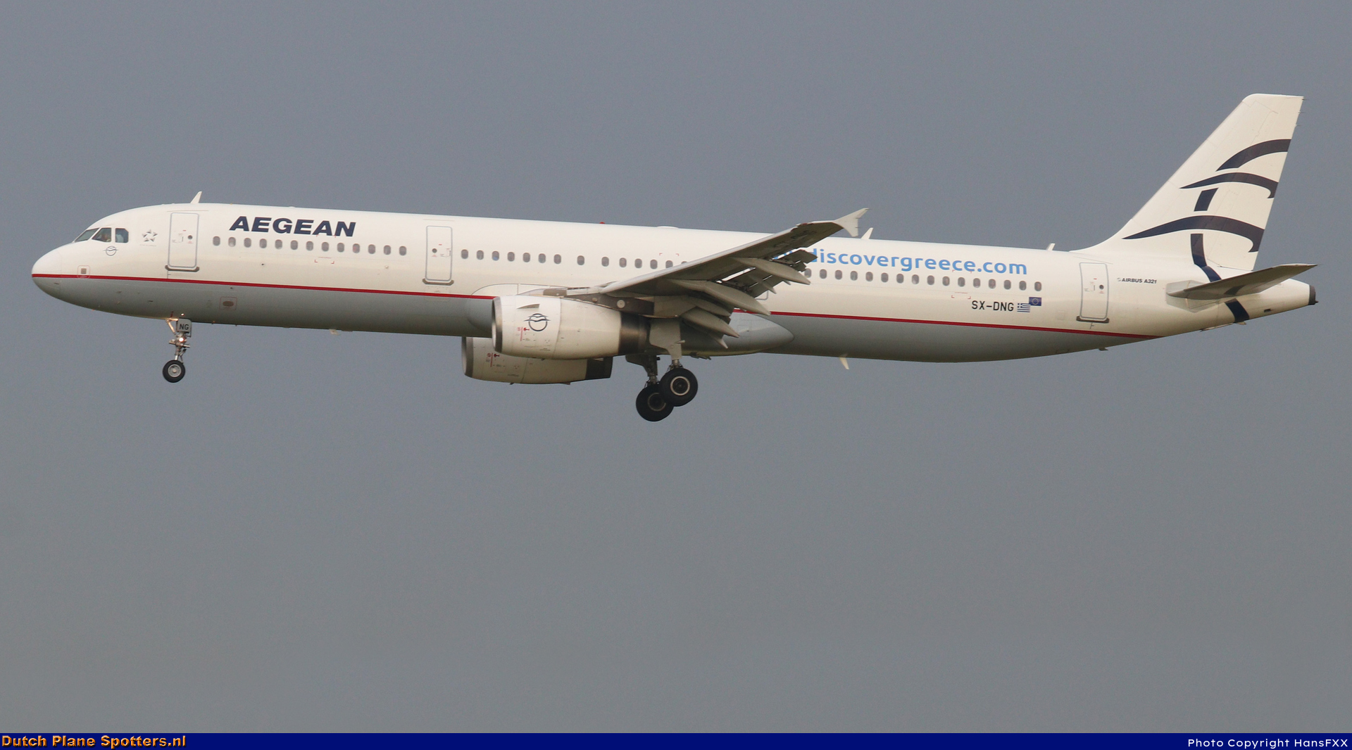 SX-DNG Airbus A321 Aegean Airlines by HansFXX