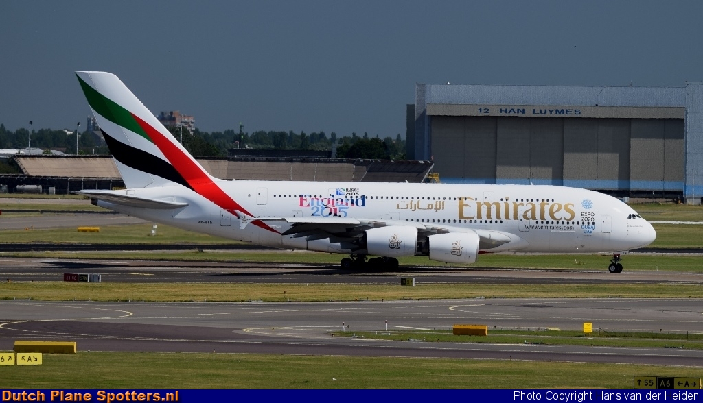 A6-EER Airbus A380-800 Emirates by Hans van der Heiden