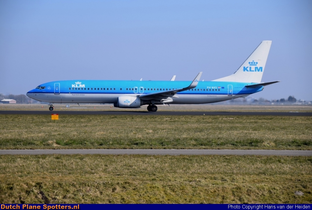 PH-BXS Boeing 737-900 KLM Royal Dutch Airlines by Hans van der Heiden