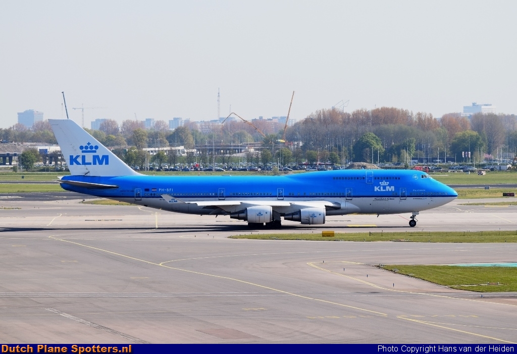 PH-BFI Boeing 747-400 KLM Royal Dutch Airlines by Hans van der Heiden