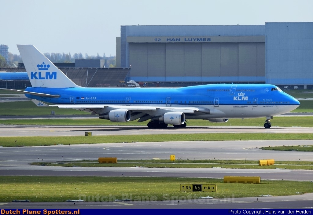 PH-BFA Boeing 747-400 KLM Royal Dutch Airlines by Hans van der Heiden