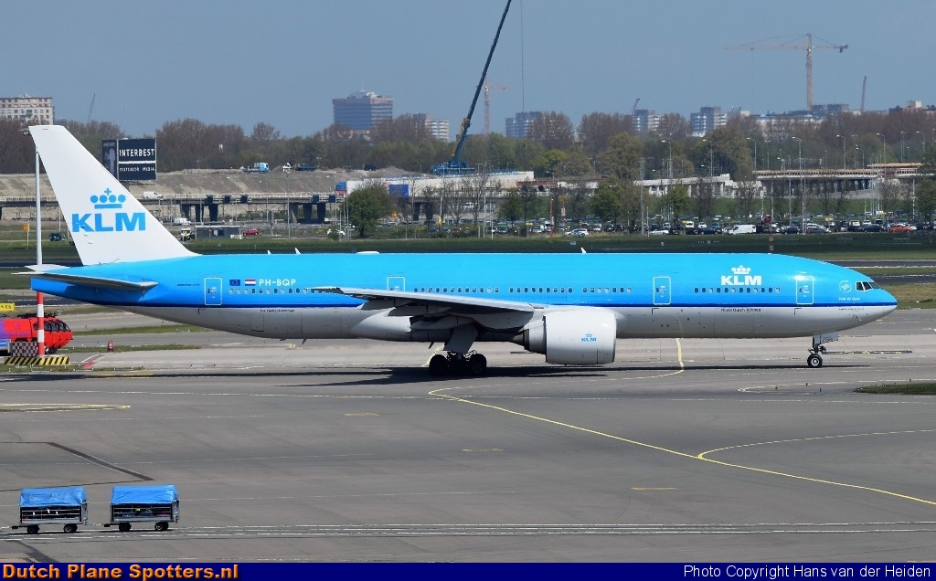 PH-BQG Boeing 777-200 KLM Royal Dutch Airlines by Hans van der Heiden