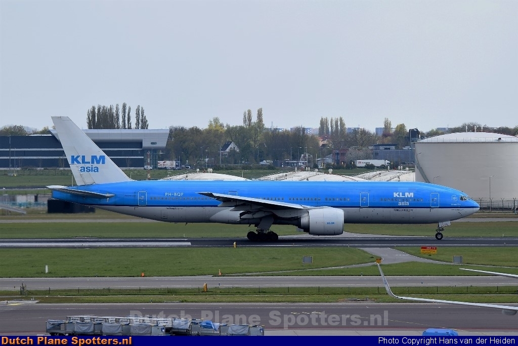 PH-BQF Boeing 777-200 KLM Asia by Hans van der Heiden