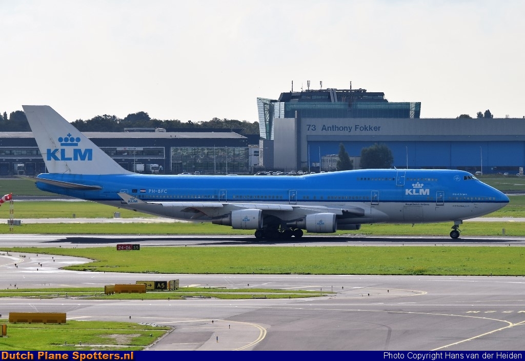 PH-BFC Boeing 747-400 KLM Royal Dutch Airlines by Hans van der Heiden