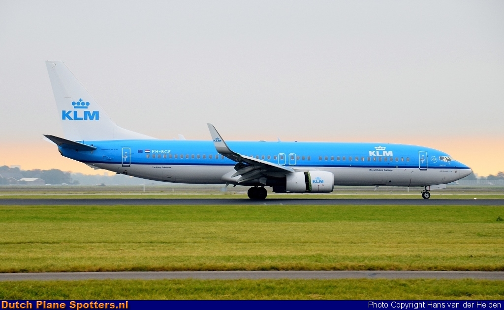 PH-BCE Boeing 737-800 KLM Royal Dutch Airlines by Hans van der Heiden