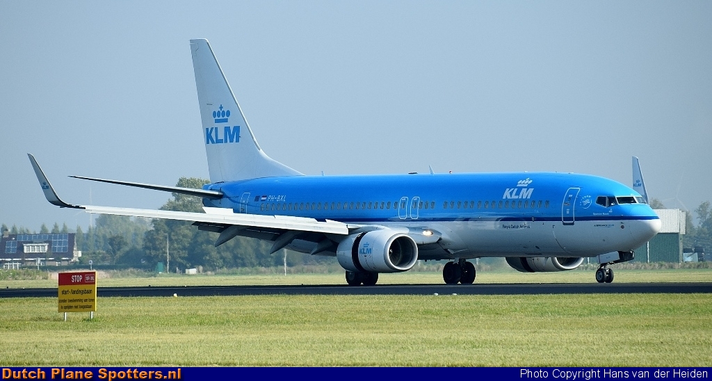 PH-BXL Boeing 737-800 KLM Royal Dutch Airlines by Hans van der Heiden