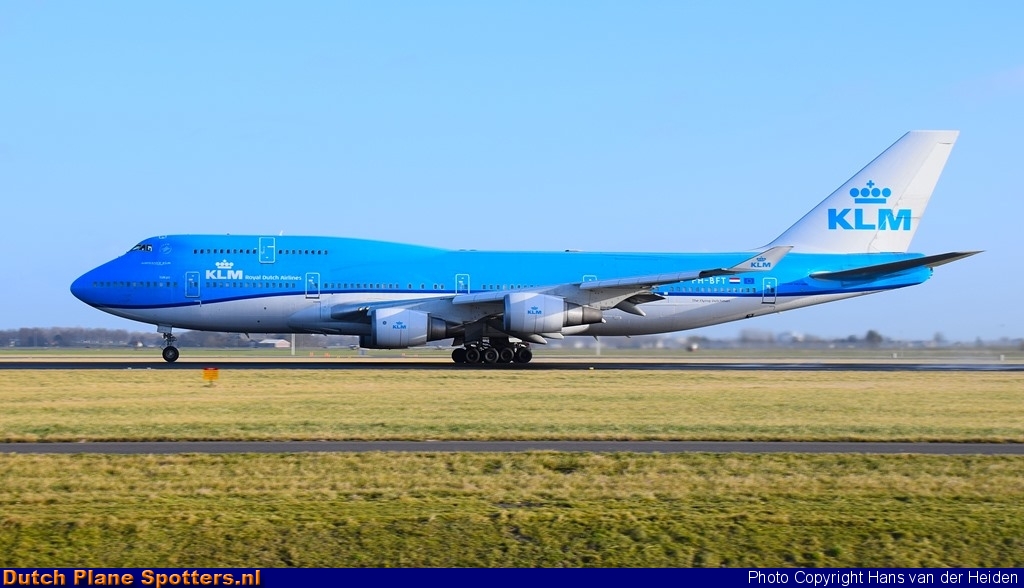 PH-BFT Boeing 747-400 KLM Royal Dutch Airlines by Hans van der Heiden