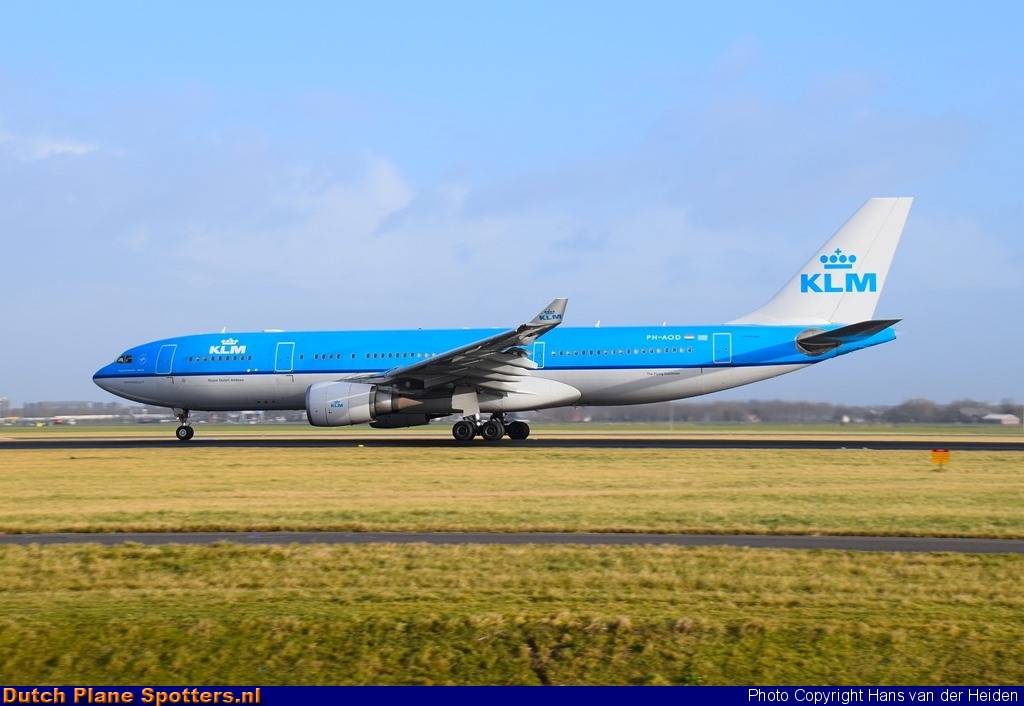 PH-AOD Airbus A330-200 KLM Royal Dutch Airlines by Hans van der Heiden