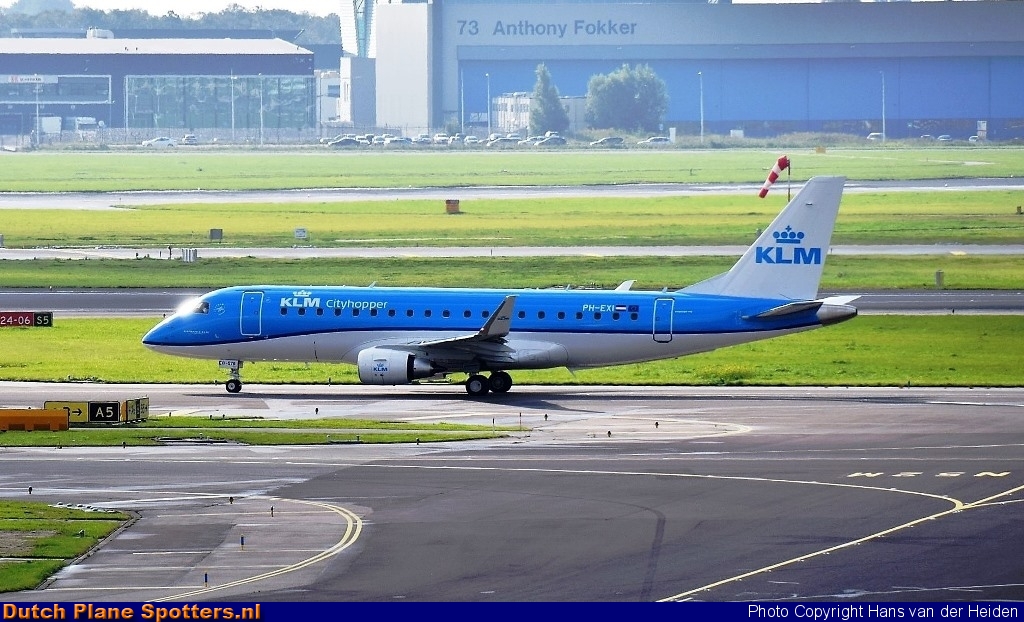 PH-EXI Embraer 175 KLM Cityhopper by Hans van der Heiden