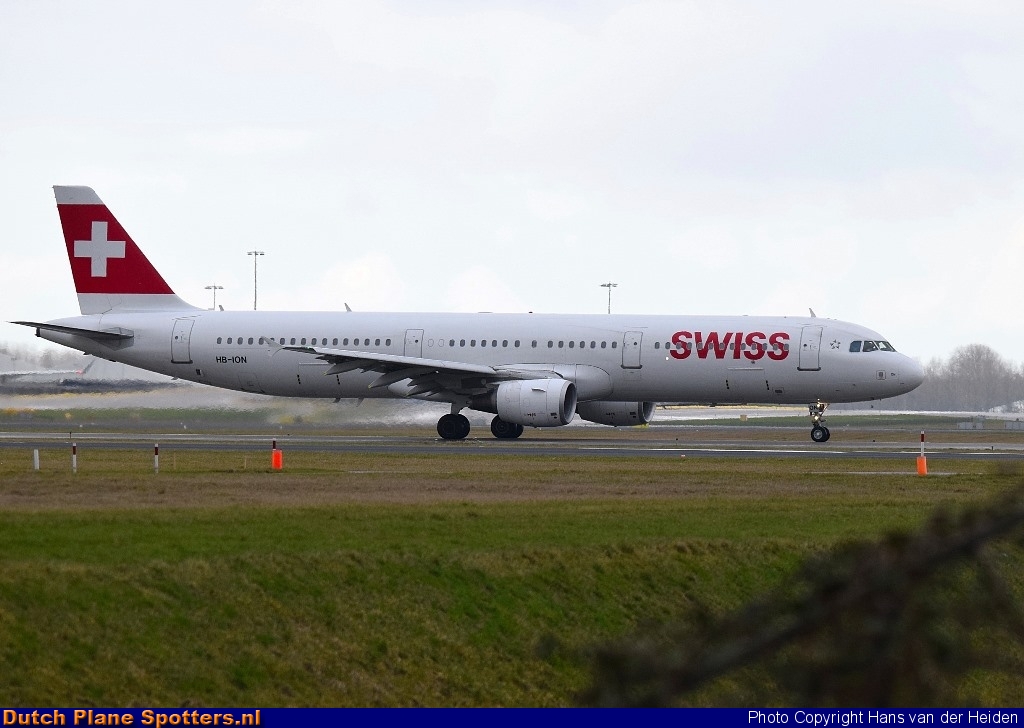 HB-ION Airbus A319 Swiss International Air Lines by Hans van der Heiden