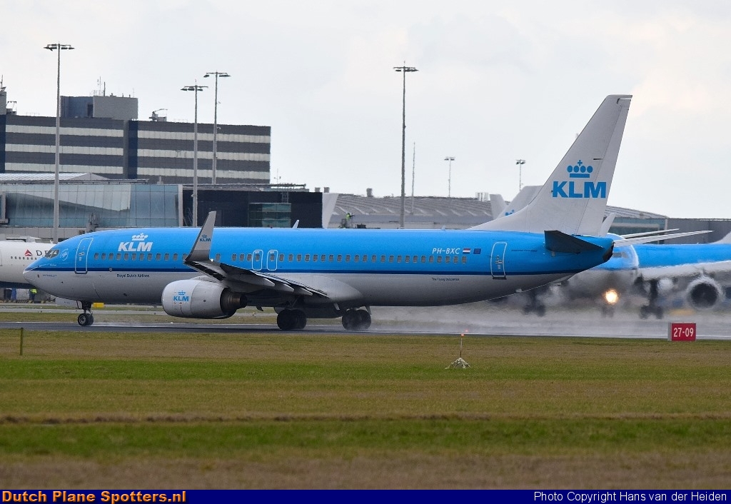 PH-BXC Boeing 737-800 KLM Royal Dutch Airlines by Hans van der Heiden