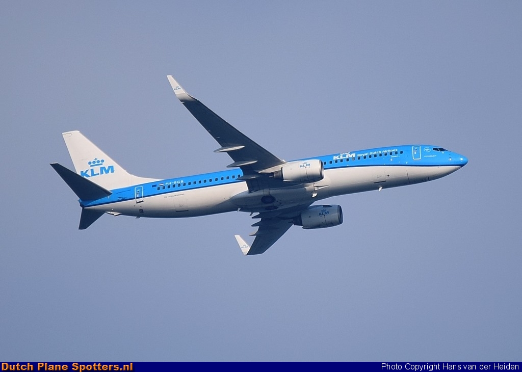 PH-BGB Boeing 737-800 KLM Royal Dutch Airlines by Hans van der Heiden
