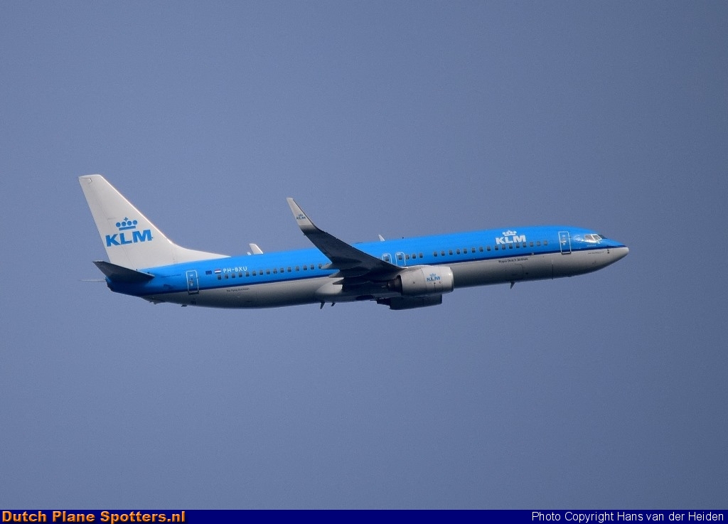 PH-BXU Boeing 737-800 KLM Royal Dutch Airlines by Hans van der Heiden