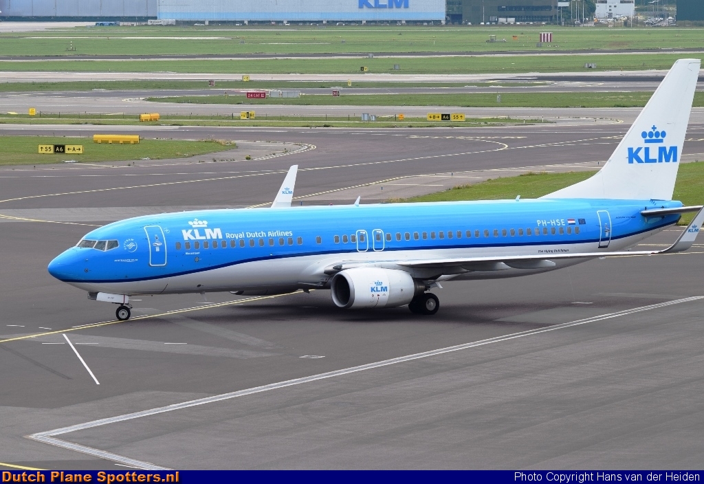 PH-HSE Boeing 737-800 KLM Royal Dutch Airlines by Hans van der Heiden
