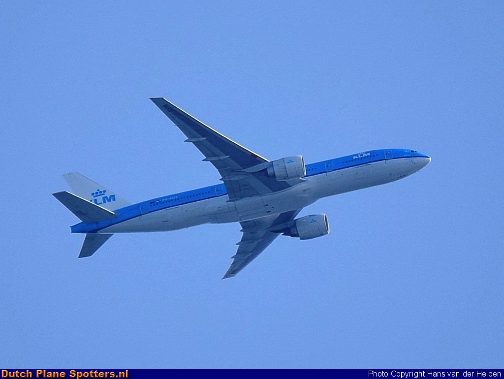 PH-BQE Boeing 777-200 KLM Royal Dutch Airlines by Hans van der Heiden
