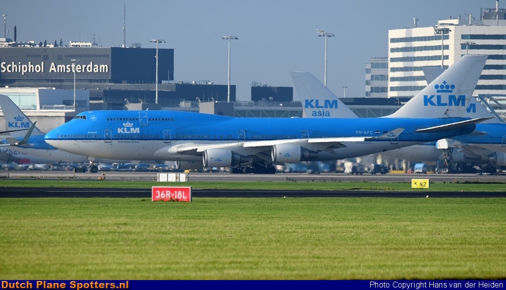 PH-BFG Boeing 747-400 KLM Royal Dutch Airlines by Hans van der Heiden