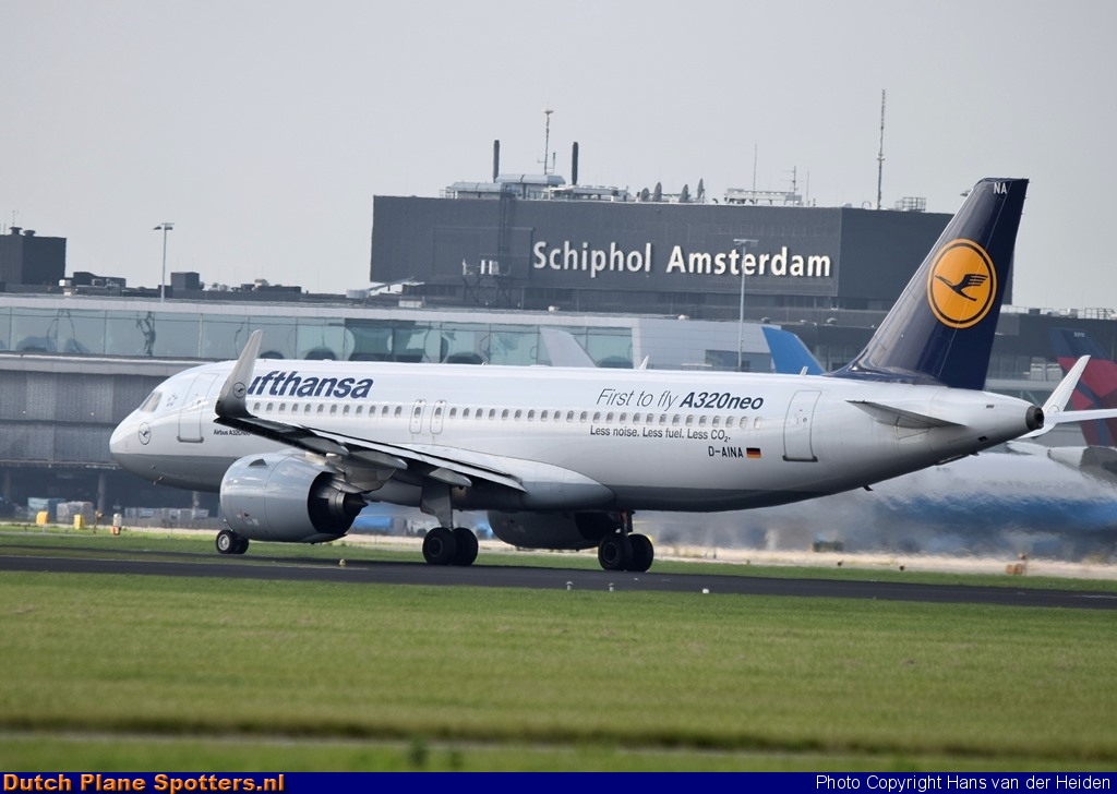 D-AINA Airbus A320neo Lufthansa by Hans van der Heiden