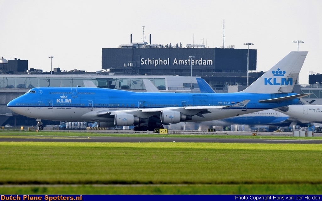 PH-BFU Boeing 747-400 KLM Royal Dutch Airlines by Hans van der Heiden