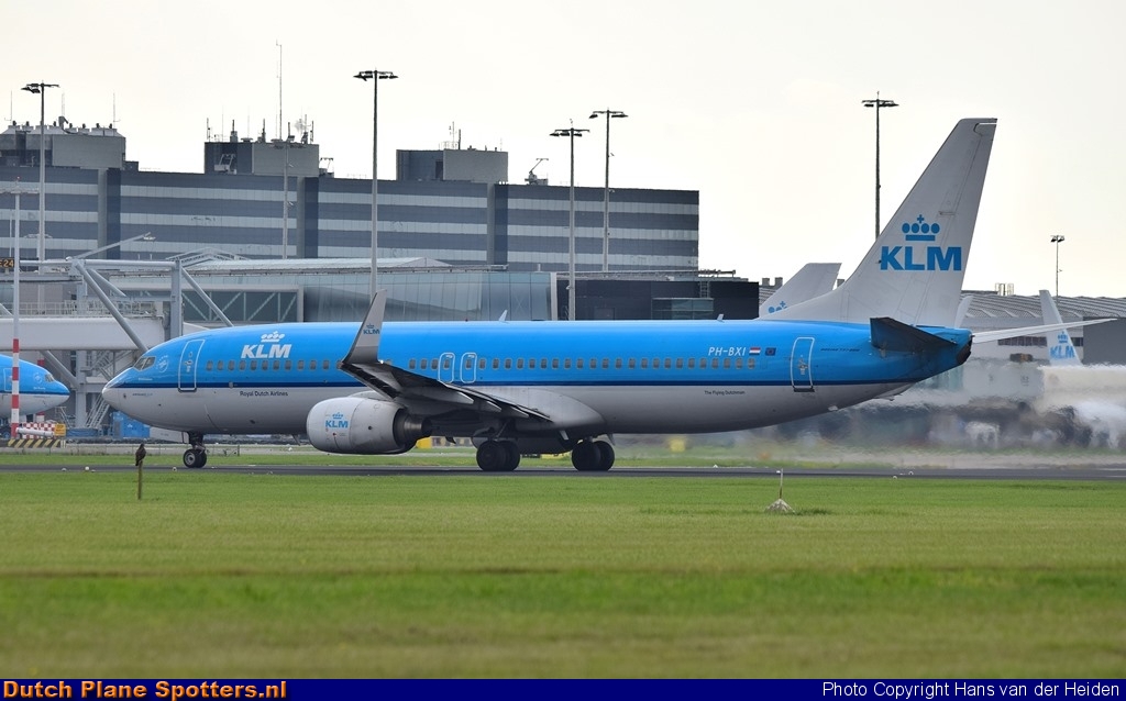 PH-BXI Boeing 737-800 KLM Royal Dutch Airlines by Hans van der Heiden