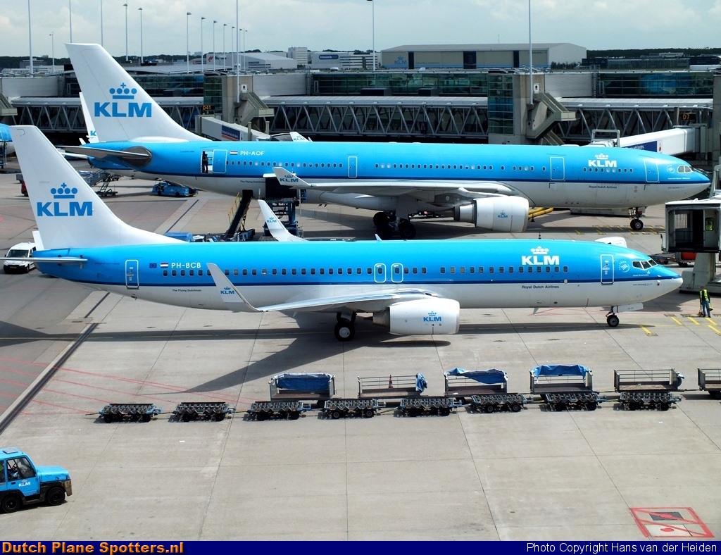 PH-BCB Boeing 737-800 KLM Royal Dutch Airlines by Hans van der Heiden