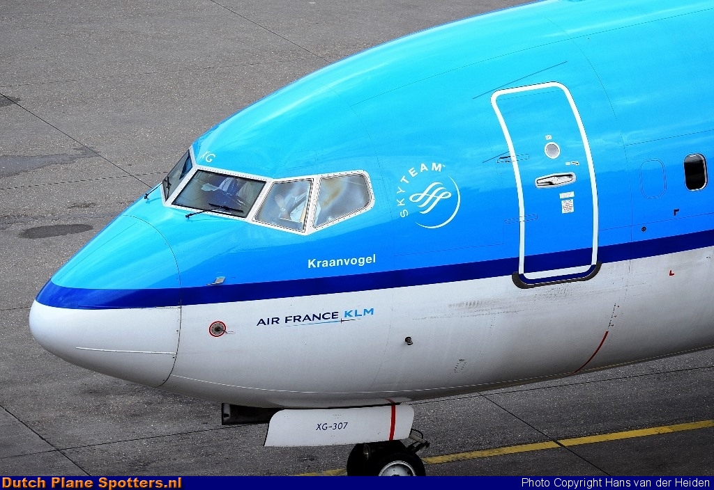 PH-BXG Boeing 737-800 KLM Royal Dutch Airlines by Hans van der Heiden