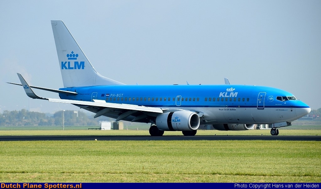 PH-BGT Boeing 737-700 KLM Royal Dutch Airlines by Hans van der Heiden