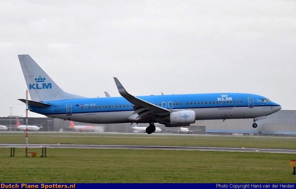 PH-BXE Boeing 737-800 KLM Royal Dutch Airlines by Hans van der Heiden