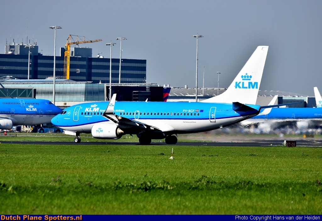 PH-BGF Boeing 737-700 KLM Royal Dutch Airlines by Hans van der Heiden
