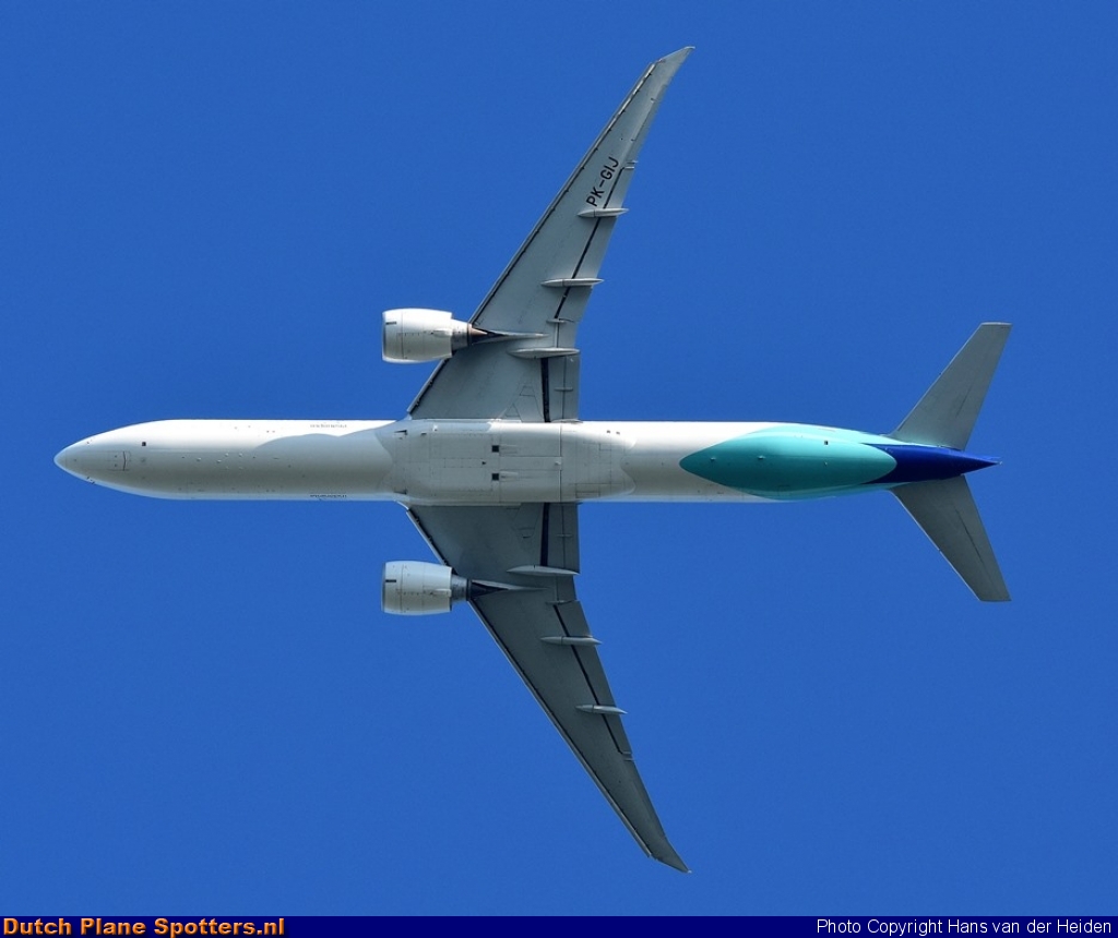 PK-GIJ Boeing 777-300 Garuda Indonesia by Hans van der Heiden